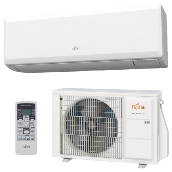 Fujitsu Eco ASYG12KPCE / AOYG12KPCA oldalfali mono split klíma 3.4 kW