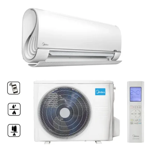 Midea MSF4-12-SP Breezeless oldalfali split (3,5 kW)