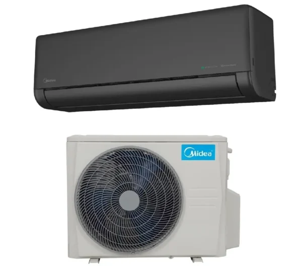 Midea SOL-12-BL-SP Solstice oldalfali split (R32, 3,5 kW, fekete)